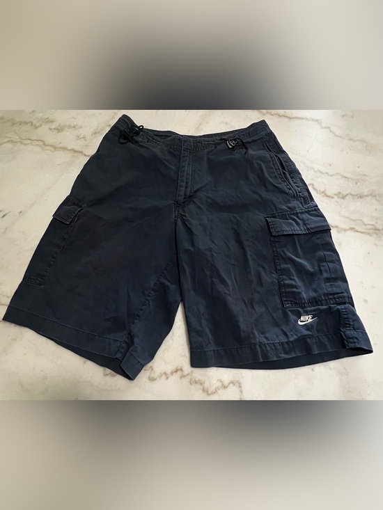 Nike Other - Vintage Nike Y2K Navy Cargo Shorts Men’s Size Small